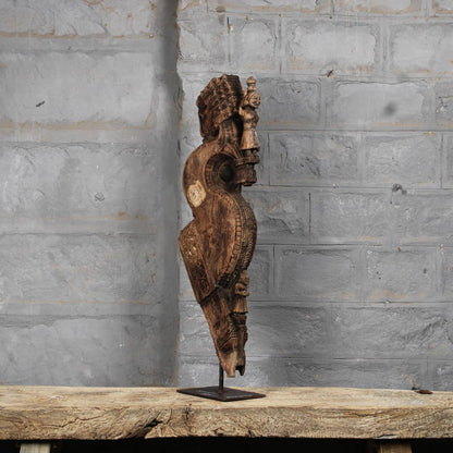 Carved Wooden Temple Bracke