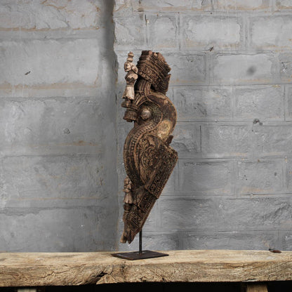 Carved Wooden Temple Bracke